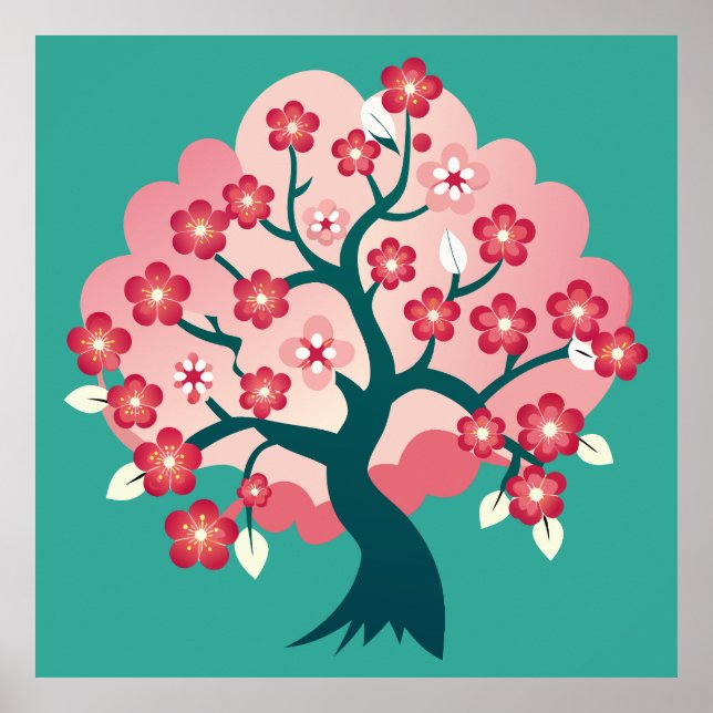 Sakura Cascade Poster (Framsidan)