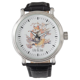 Sakura cat | Japanesee Anime Stil Anpassade Armbandsur