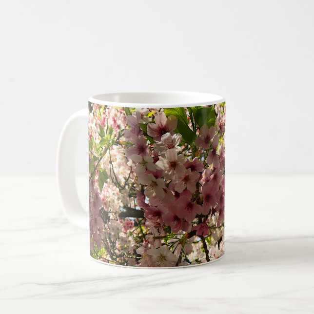 Sakura Cherry Blommar #3 Mugg (Framsida vänster)
