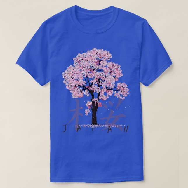 SAKURA CHERRY BLOMMAR AV JAPAN T SHIRT (Design framsida)