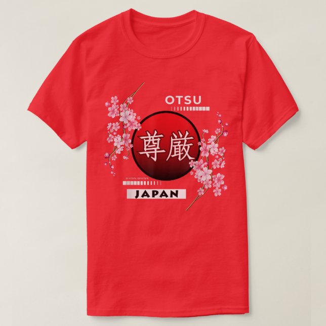 SAKURA CHERRY-BLOMMAR I JAPAN, OTSU T SHIRT (Design framsida)