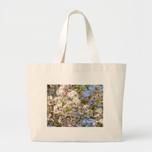 Sakura Cherry Blommar Japan Kyoto Jumbo Tygkasse (Framsidan)