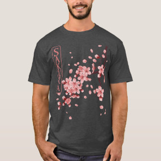 Sakura Cherry Blommar Japansk blomma för Flower L T Shirt