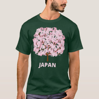 Sakura Cherry Blommar Träd Japan T Shirt