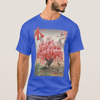 Sakura Cherry Blommar Träd japansk konst  T Shirt