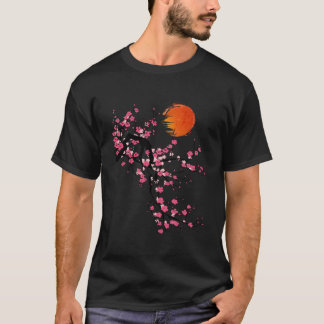Sakura Cherry Blommar Träd Japansk kultur T Shirt