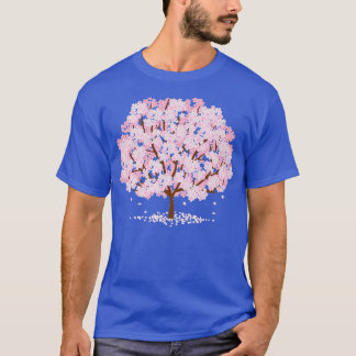 Sakura Cherry Blommar Träd T Shirt