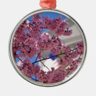 Sakura Cherry Blommars Americana Julgransprydnad Metall