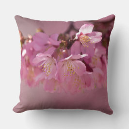 Sakura Cherry Blommars Delikat Rosa Bouquet Kudde