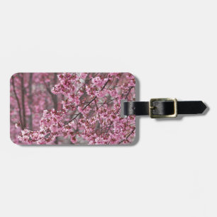 Sakura Cherry Blommars Flowing Rosa Bagagebricka