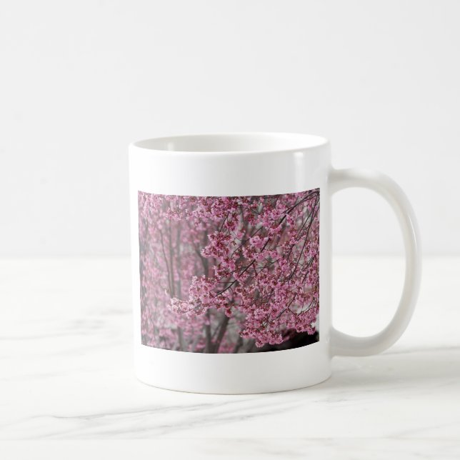 Sakura Cherry Blommars Flowing Rosa Kaffemugg (Höger)