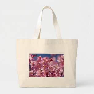 Sakura Cherry Blommars Kissed by Sunlight Jumbo Tygkasse