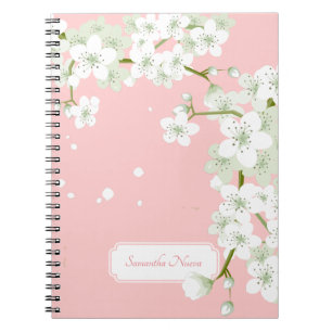 Sakura Cherry Blommars Notebook Anteckningsbok