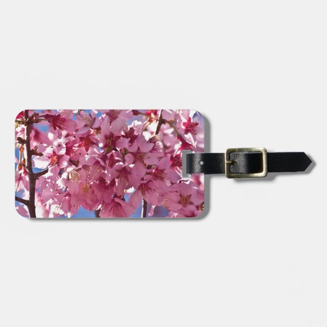 Sakura Cherry Blommars Red Stars Bagagebricka (Horisontell Framsida)