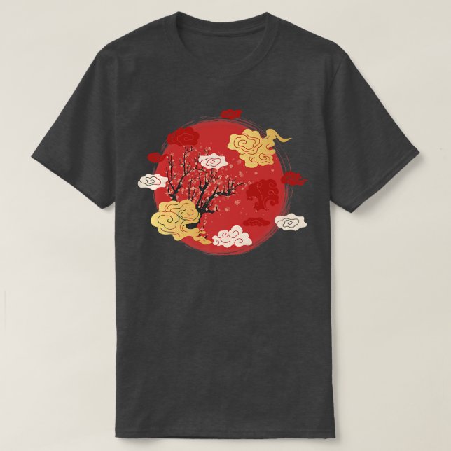 SAKURA CHERRY BLOSSOM JAPAN'S FAVORITE FLOWER 1103 T SHIRT (Design framsida)