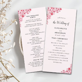 Sakura – Cherry Blossom Sakura Wedding  Program