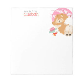 SAKURA - Chow - anteckningsblocket anpassar namn Anteckningsblock