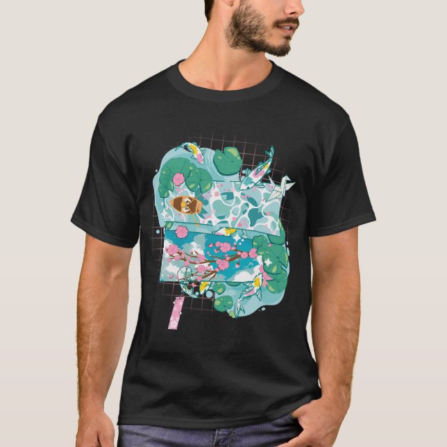 Sakura dammdrömmar t shirt (Framsida)