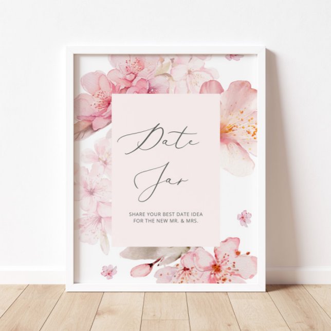 Sakura dejt kvälls idéer. Dejtbur bröllopsspel Poster (Skapare uppladdad)
