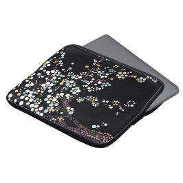 Sakura Dot Art Designer Laptoppskydd Laptop Fodral