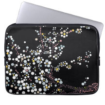 Sakura Dot Art Designer Laptoppskydd