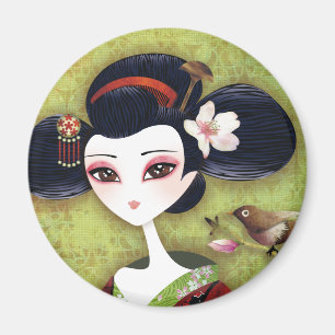 Sakura flicka magnet