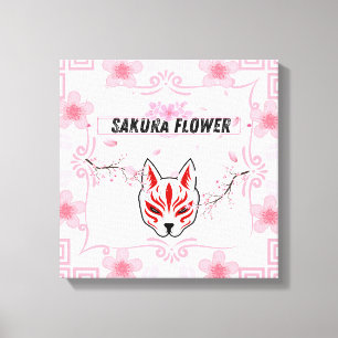 Sakura Flower - The Beauty of Japan Cherry Blo Canvastryck