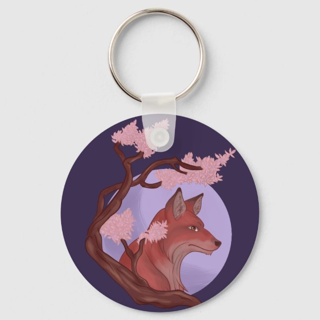 Sakura Fox Nyckelring (Framsida)