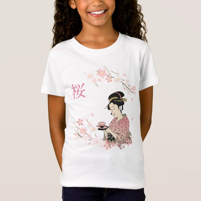 Sakura Geisha T Shirt (Framsida)