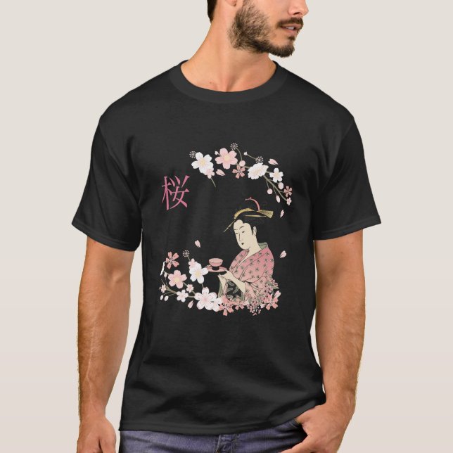 Sakura Geisha T-Shirt (Framsida)