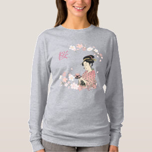 Sakura Geisha T Shirt