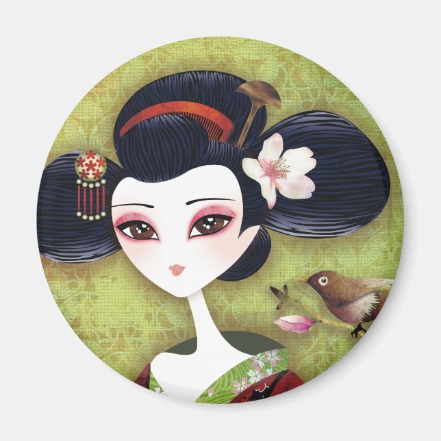 Sakura Girl Magnet (Framsidan)