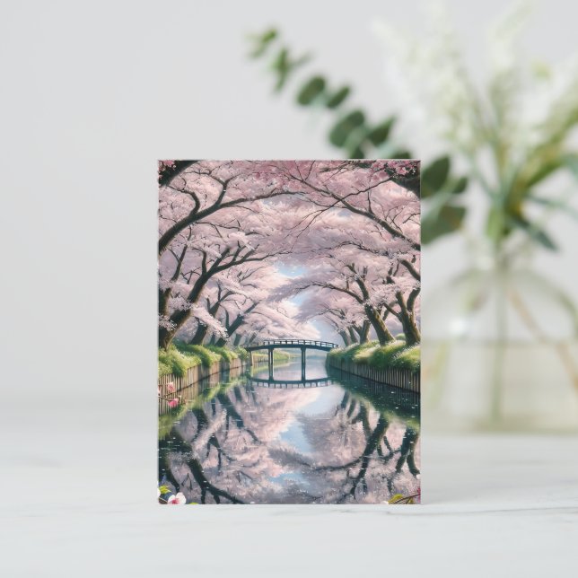 SAKURA HELG VYKORT (Stående Fram)