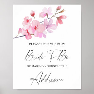 Sakura - hjälp den upptagna bruden Adress att Post Poster