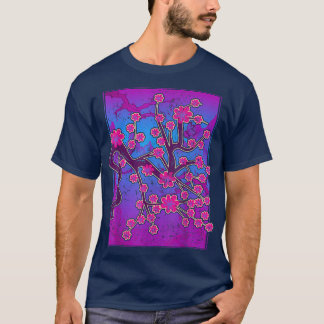 Sakura Japan Pink Flower 90s Art Vaporwave Cherry T Shirt