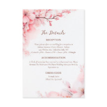 Sakura Japansk Körsbärsblom Wedding Detaljer