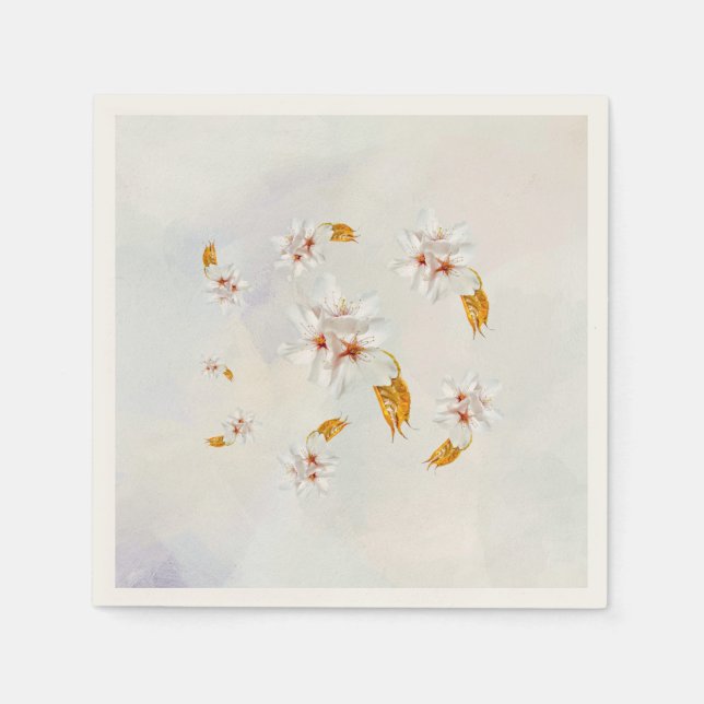 Sakura - Japansk körsbärsblommar Pappersservett (Framsidan)