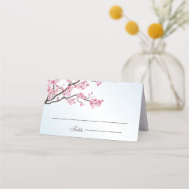 Sakura Japansk Körsbärsblomning Asiatisk Bröllopsf Placeringskort