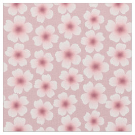 Sakura Japanska Cherry Blommar Mönster Tyg