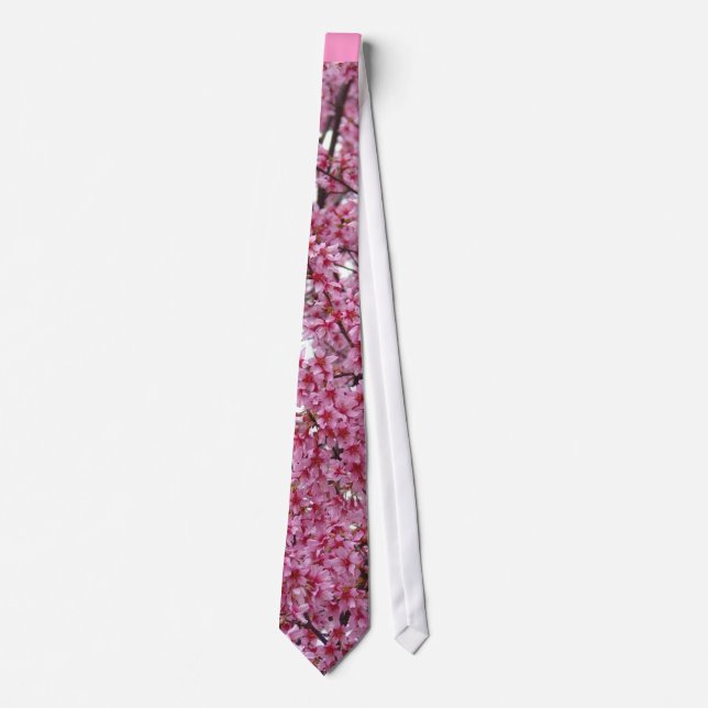 Sakura Japanska Körsbärsblommor Slips (Framsida)