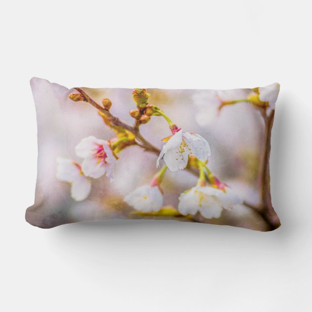 Sakura - Japanskt Körsbärsblom Lumbarkudde (Framsida)