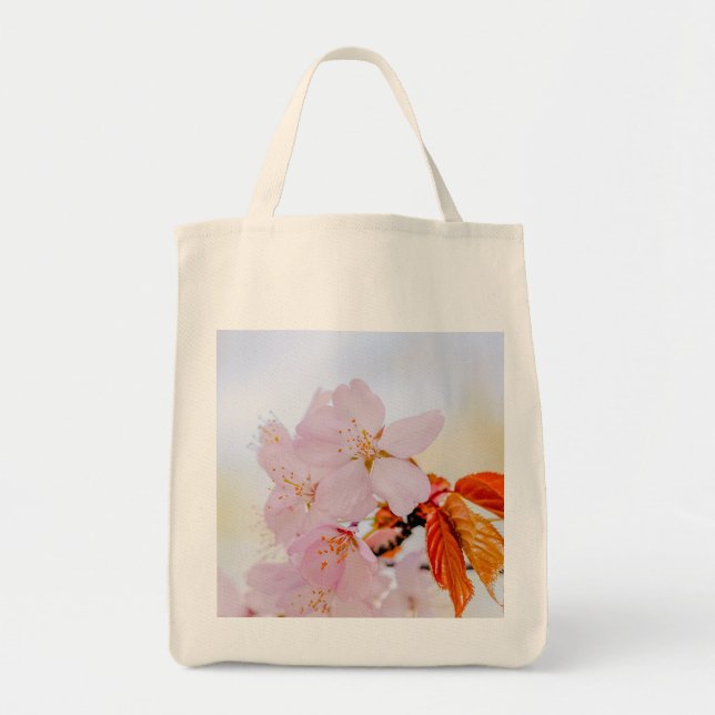 Sakura - Japanskt körsbärsblom Tygkasse (Framsidan)