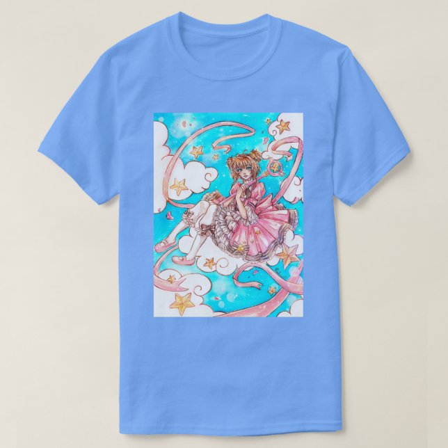 Sakura Kinomoto d Captor Sakura T Shirt (Design framsida)