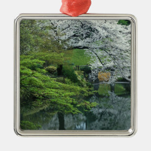 Sakura, Koishikawa Koraku-en trädgård, Tokyo, Julgransprydnad Metall