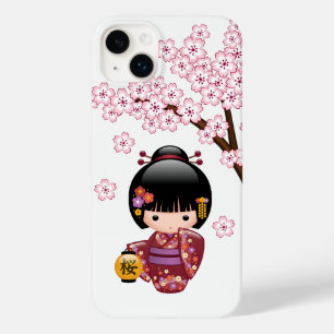 Sakura Kokeshi Doll - Cute Japansk Geisha Girl