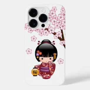 Sakura Kokeshi Doll - Cute Japansk Geisha Girl