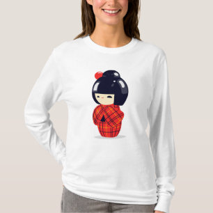 Sakura Kokeshi Doll T Shirt