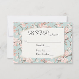 Sakura Körsbärsblomdesign RSVP OSA Kort