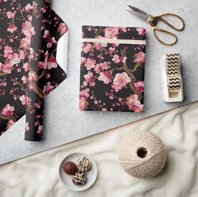Sakura Körsbärsblommmotiv  Presentpapper (Hantverk)