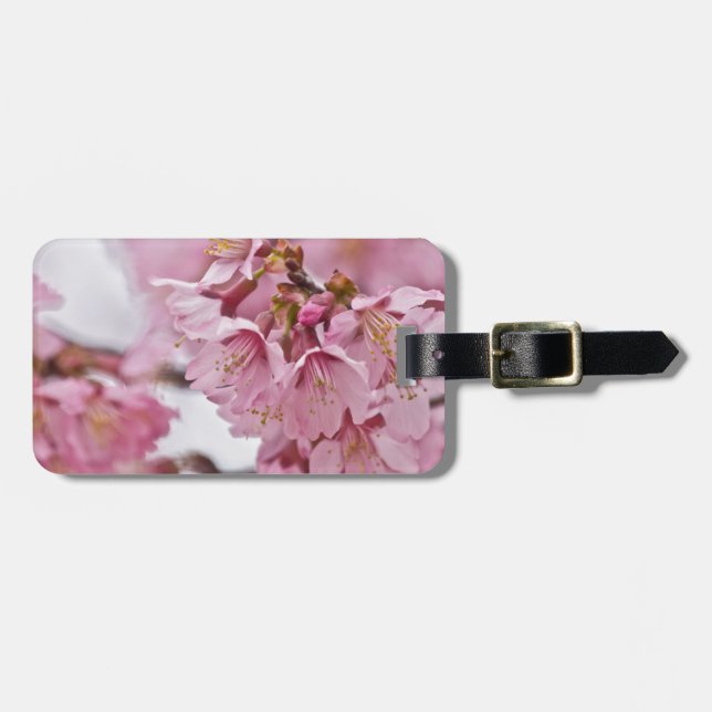 Sakura Körsbärsblommor Ljust Rosa Bagagebricka (Horisontell Framsida)